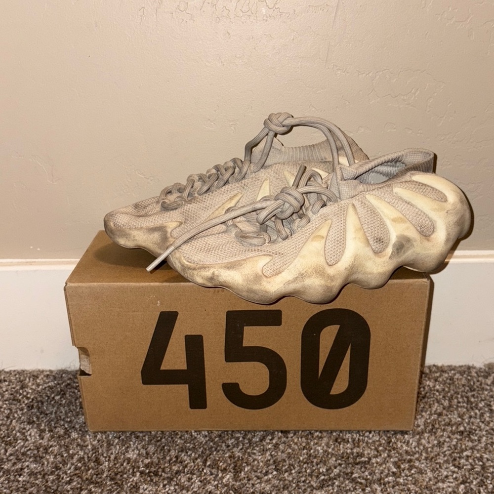 Adidas Yeezy 450 in Cream and Tan